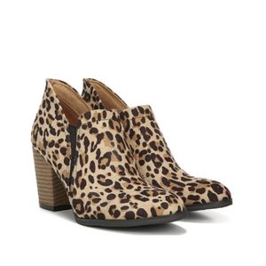 Dr. Scholl's leopard print booties